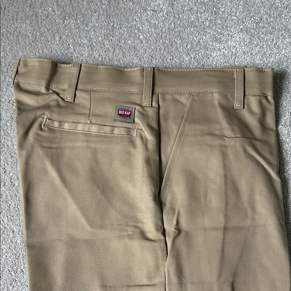 π₯ππ₯ Red Kap Men's Industrial Work Pants - Khaki - 34 x 32 - Picture 2 of 5